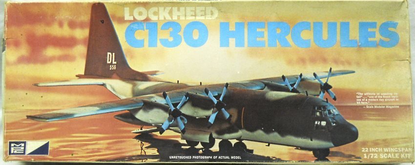 MPC 1/72 Lockheed C-130 Hercules - USAF (Airfix Molds), 2-3400 plastic model kit
